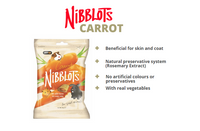 VetiQ Nibblots Carrot Small Animal Treats 30g -