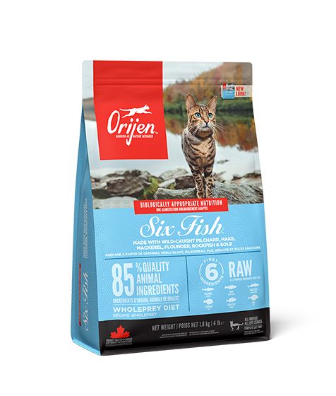 Orijen Six Fish Dry Cat Food - 1.8KG