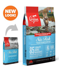 Thumbnail for Orijen Six Fish Dry Cat Food - 1.8KG