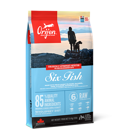 Orijen Six Fish Dry Dog Food - 6KG