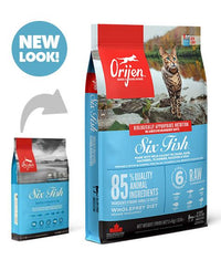 Thumbnail for Orijen Six Fish Dry Cat Food - 5.4KG