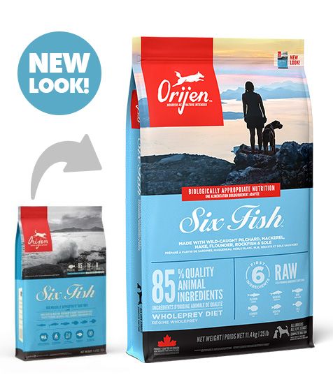 Orijen Six Fish Dry Dog Food - 6KG