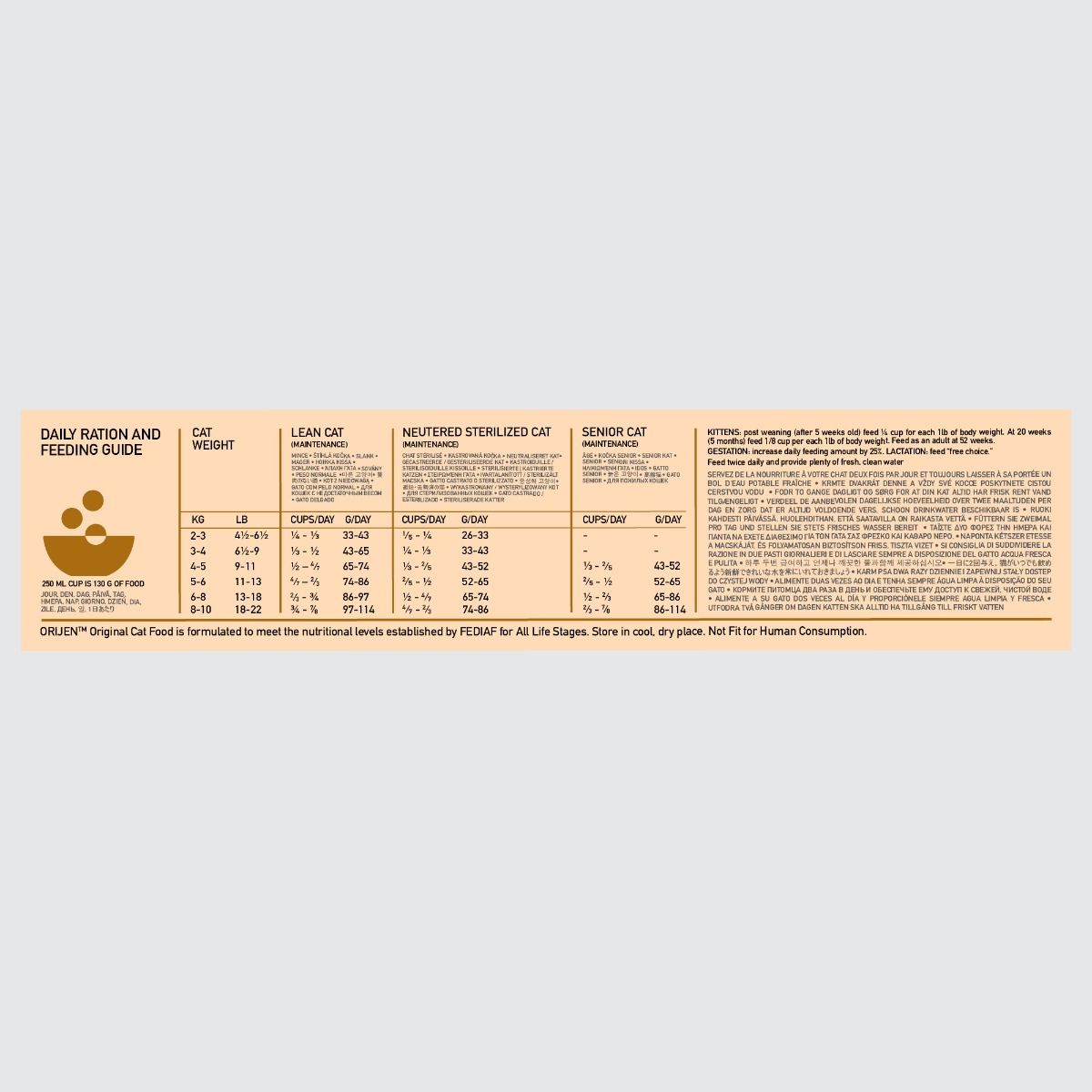 Orijen Original Cat Dry Food - 5.4KG