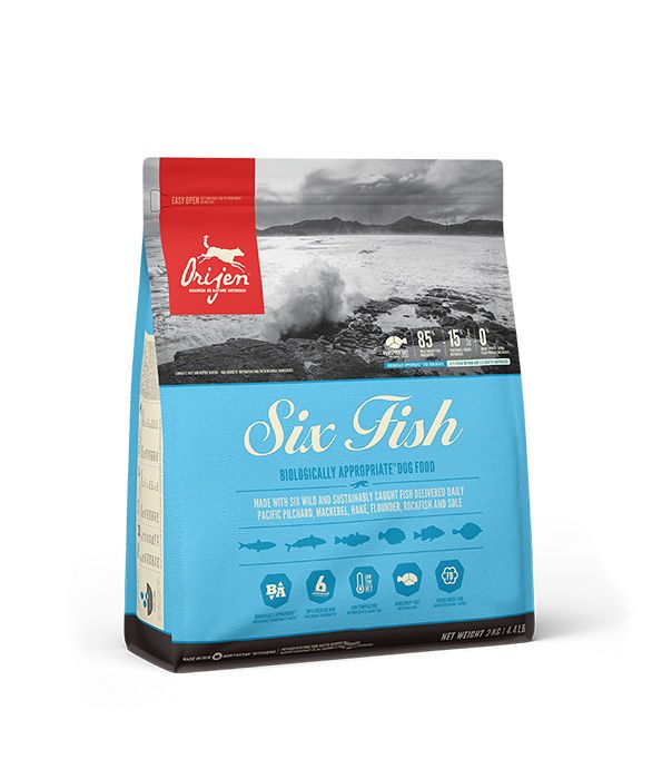 Orijen Six Fish Dry Dog Food - 2kg