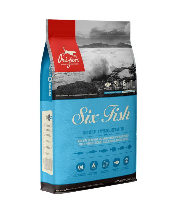 Orijen Six Fish Dry Dog Food - 6KG