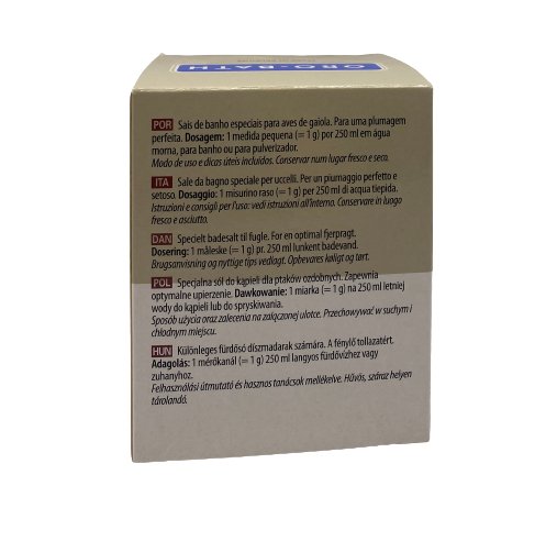 ORO BATH 300gm Oropharma salt bath for bird feather care
