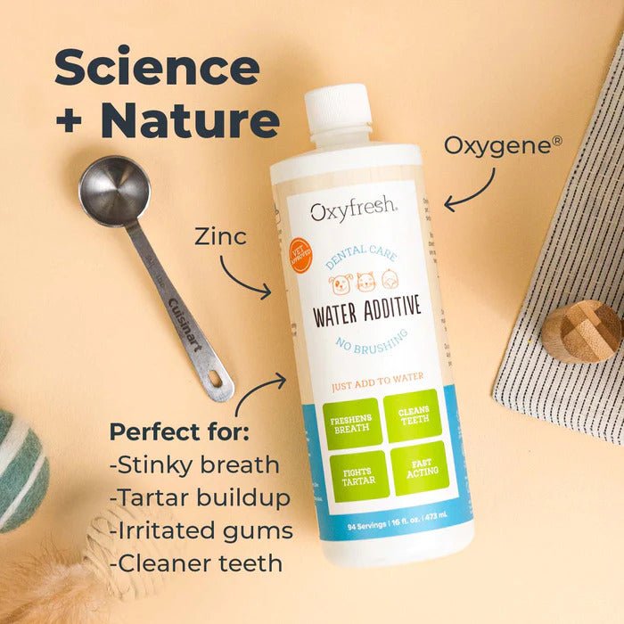 Oxyfresh Dental Care Solution Pet Water Additive 473ml