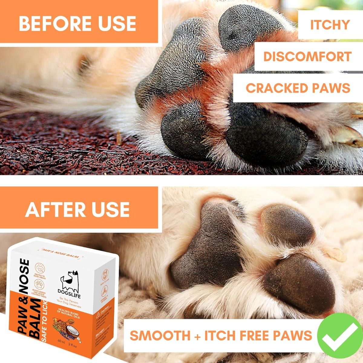 DogsLife Paw & Nose Balm Dog 60ml - 60ML