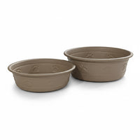 Thumbnail for Premium Bowl Paw Embossed – Brown - 470 ML