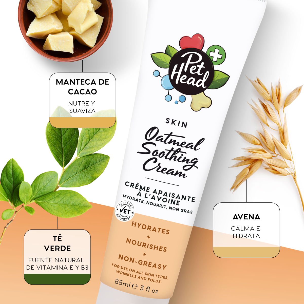 Pet Head Health Oatmeal Cream 85 g