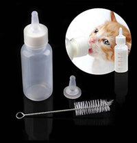 Thumbnail for Pet Milk Bottle Pacifier Feeding Bottle Brush you chong Feeding Bottle Dogs And Cats Feeding Bottle Set - 125ml