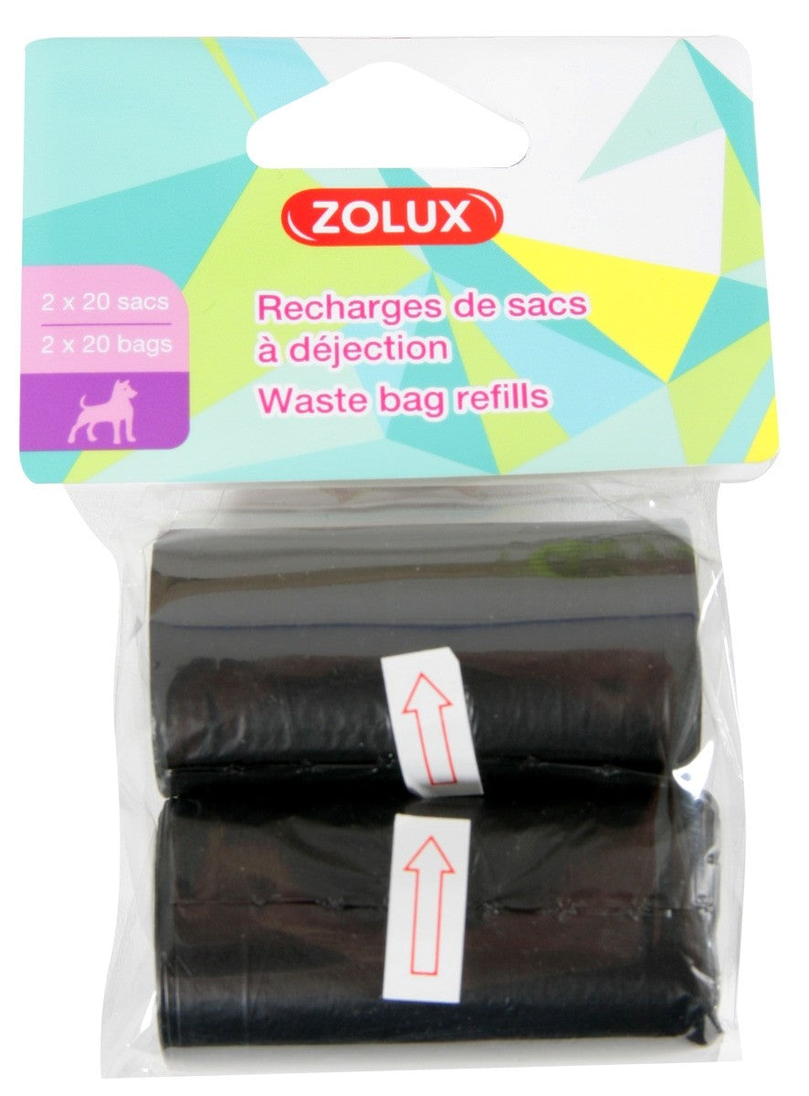 Pet Waste Bag Refill 2 x 20 Bags