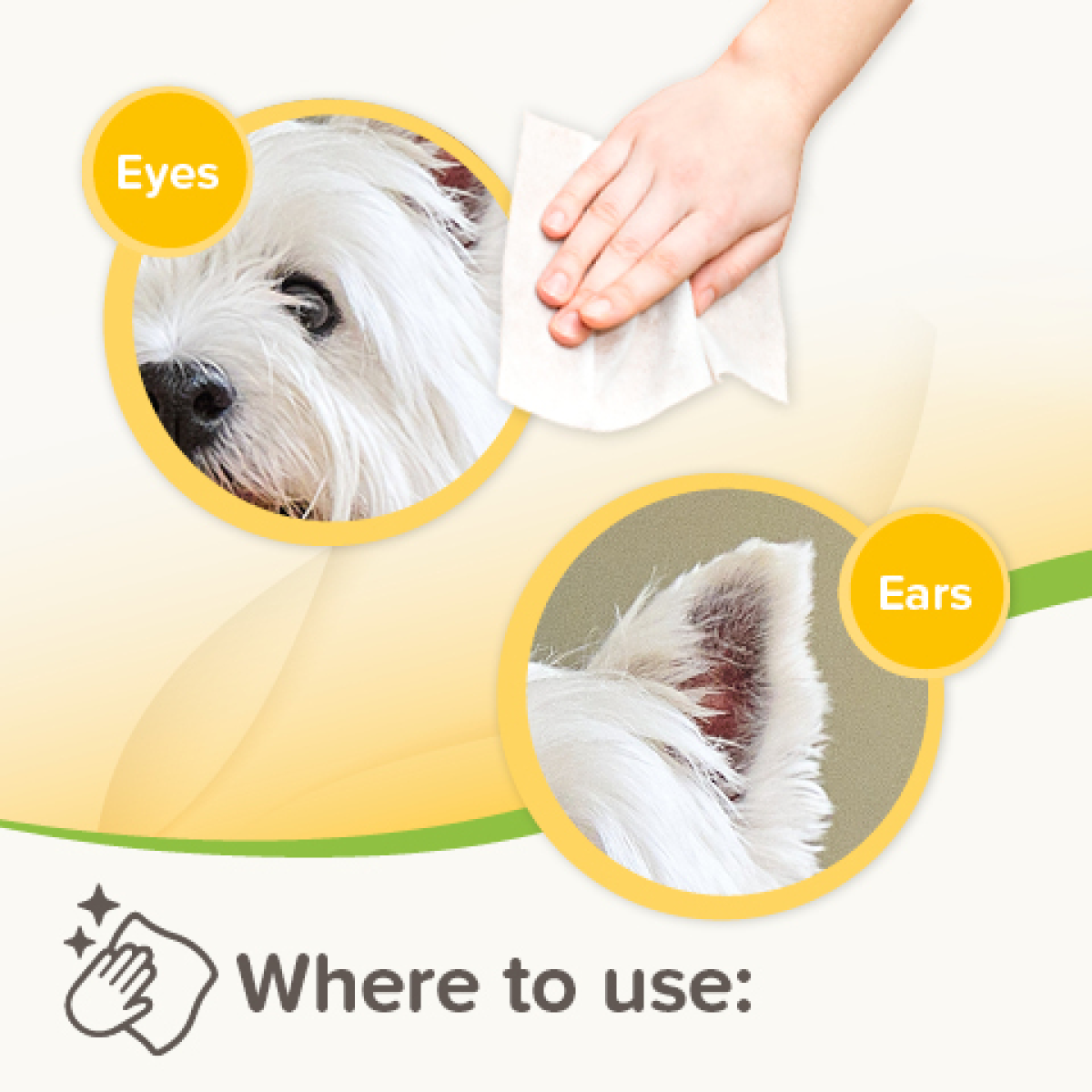 Pet Wipes Ear & Eye (30 Wipes)