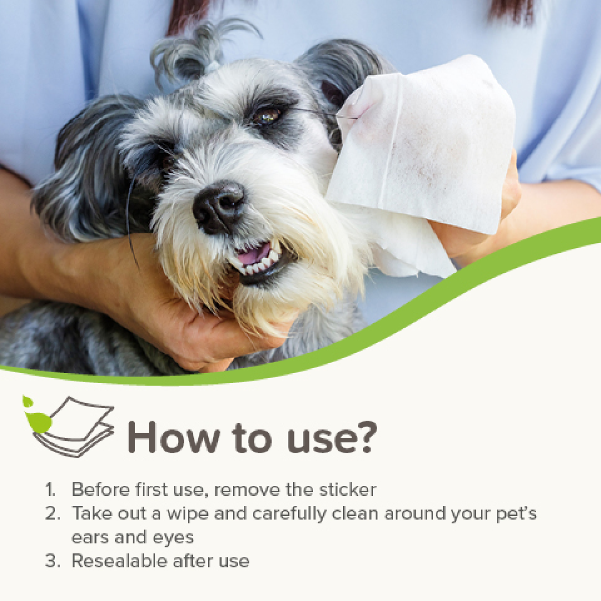 Pet Wipes Ear & Eye (30 Wipes)