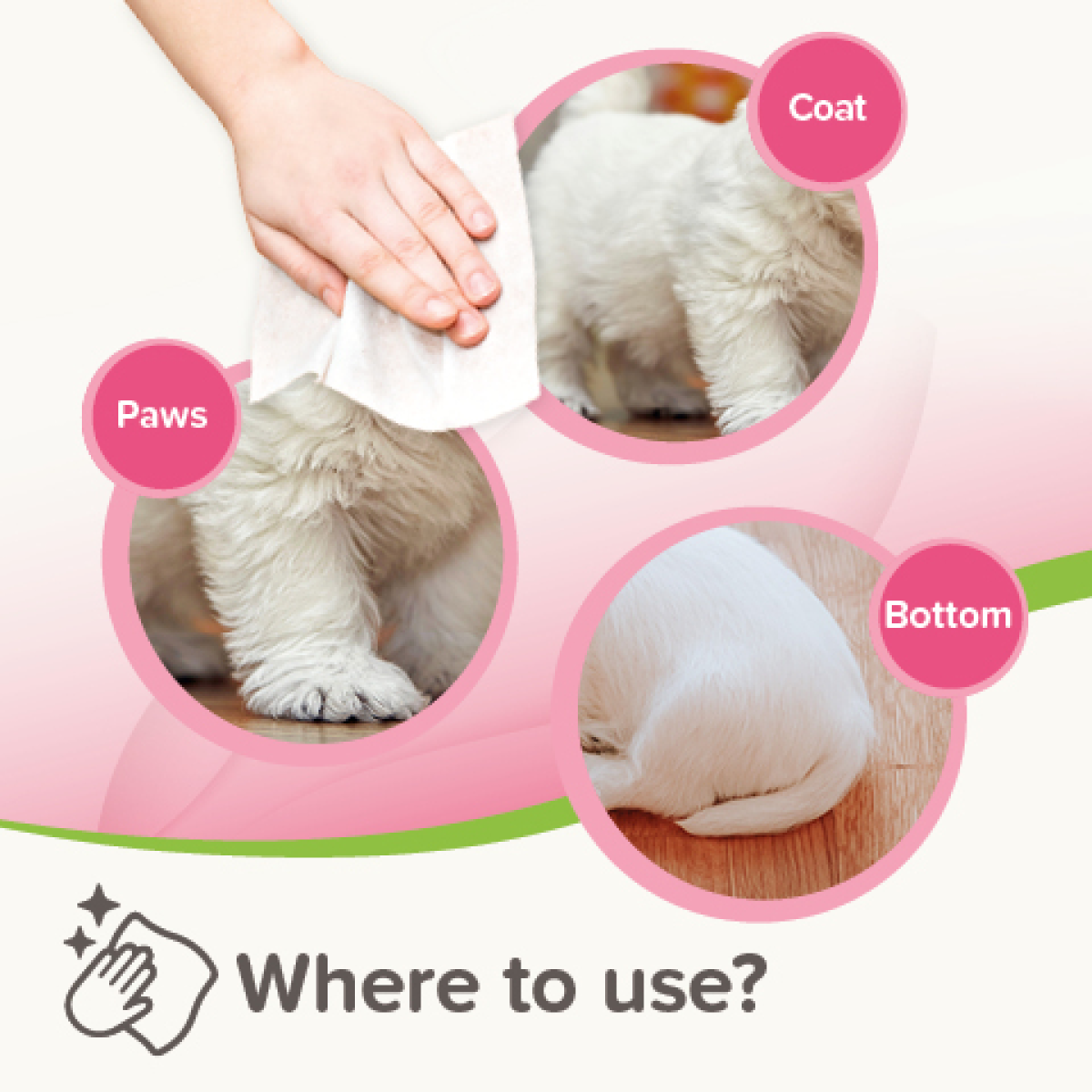 Pet Wipes Sensitive (30 Wipes)