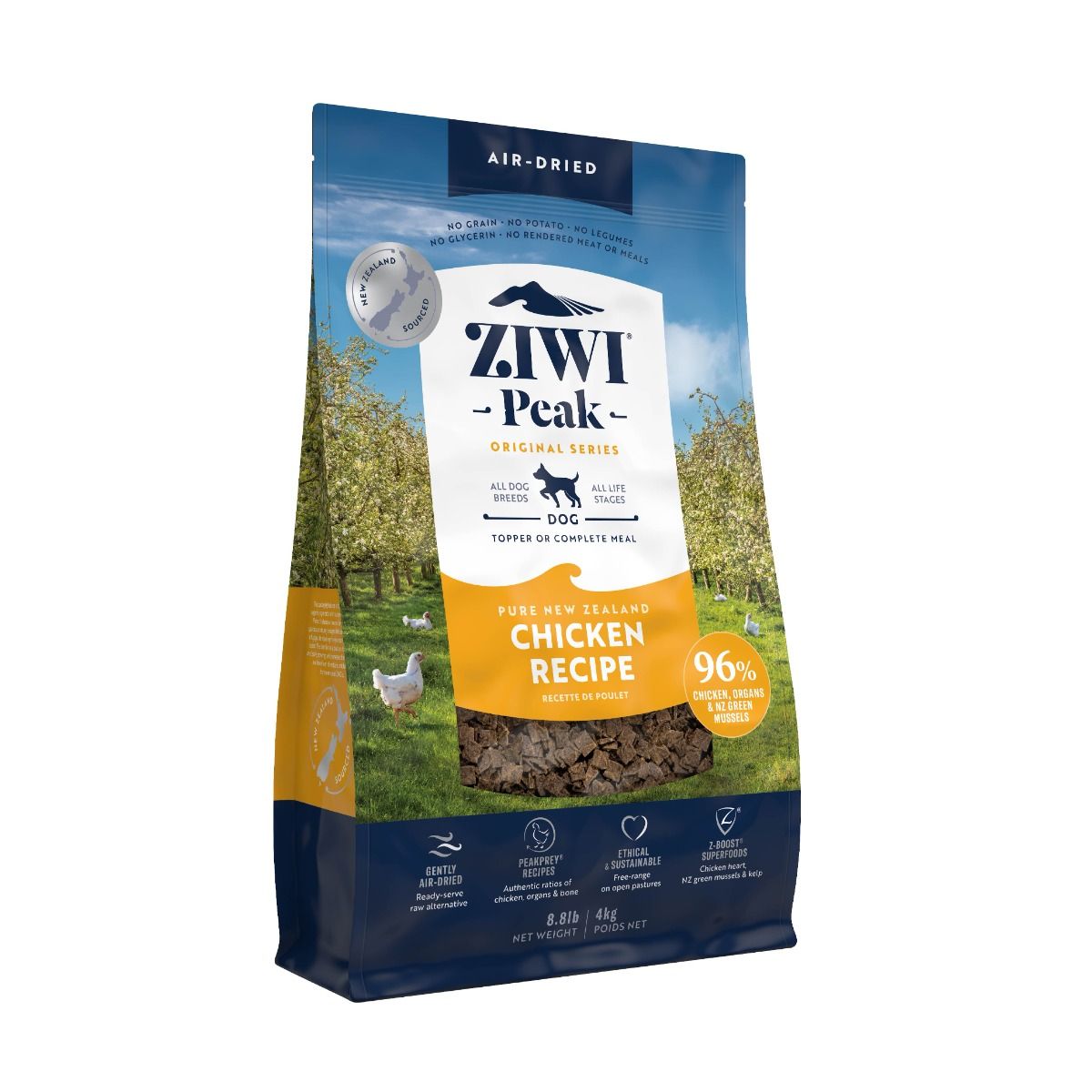 ZIWI Peak Air-Dried Chicken Recipe Dry Dog Food - 1kg