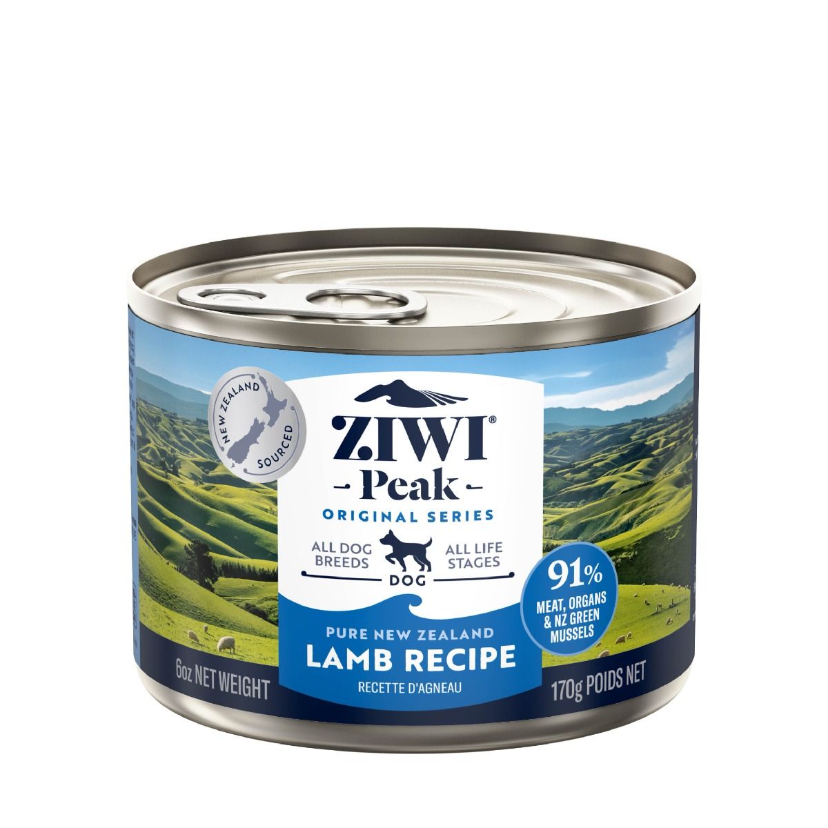 ZIWI Peak Lamb Recipe Wet Dog Food - 170G