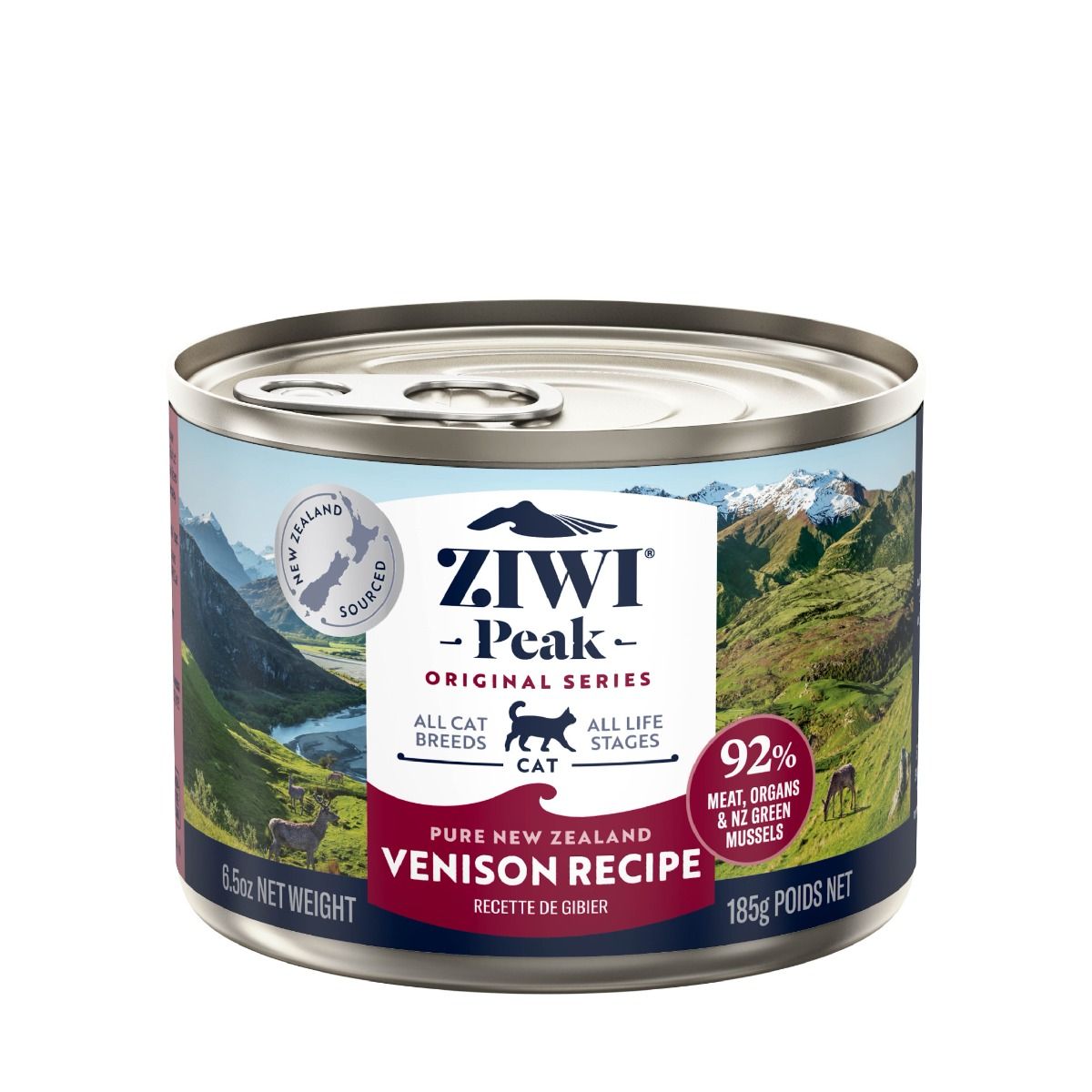 ZIWI Peak Venison Recipe Wet Cat Food - 185G