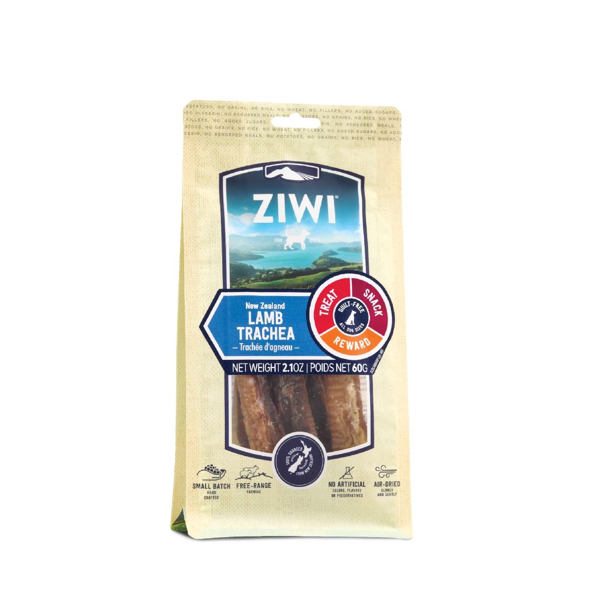ZIWI Peak Lamb Trachea Dog Treats 60g - 60G