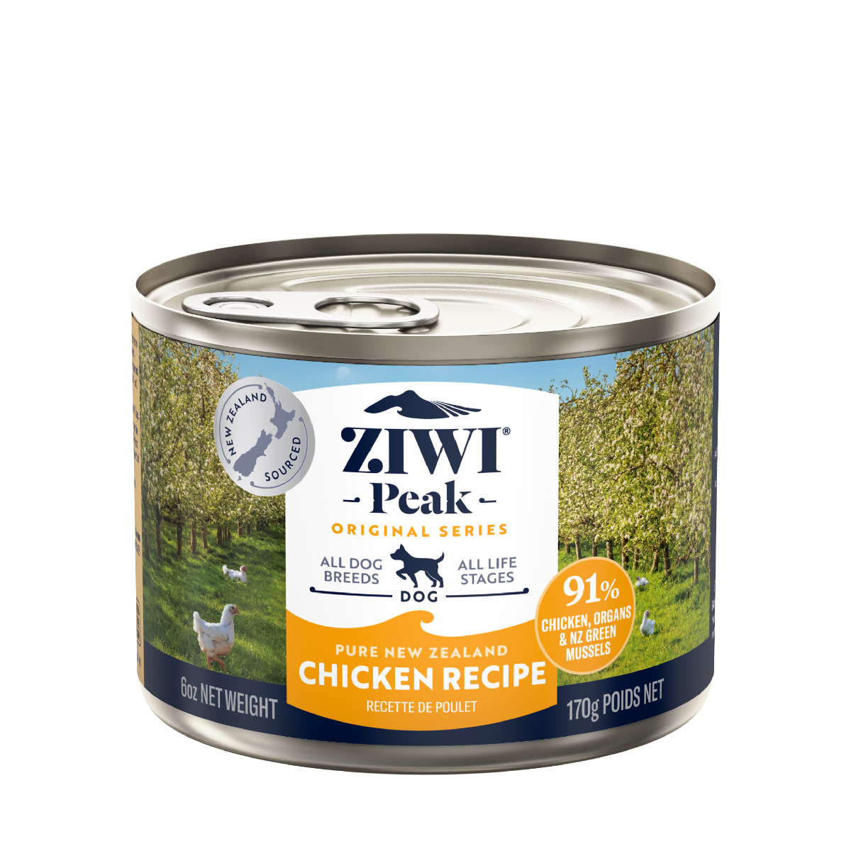 ZIWI Peak Chicken Recipe Wet Dog Food - 170G