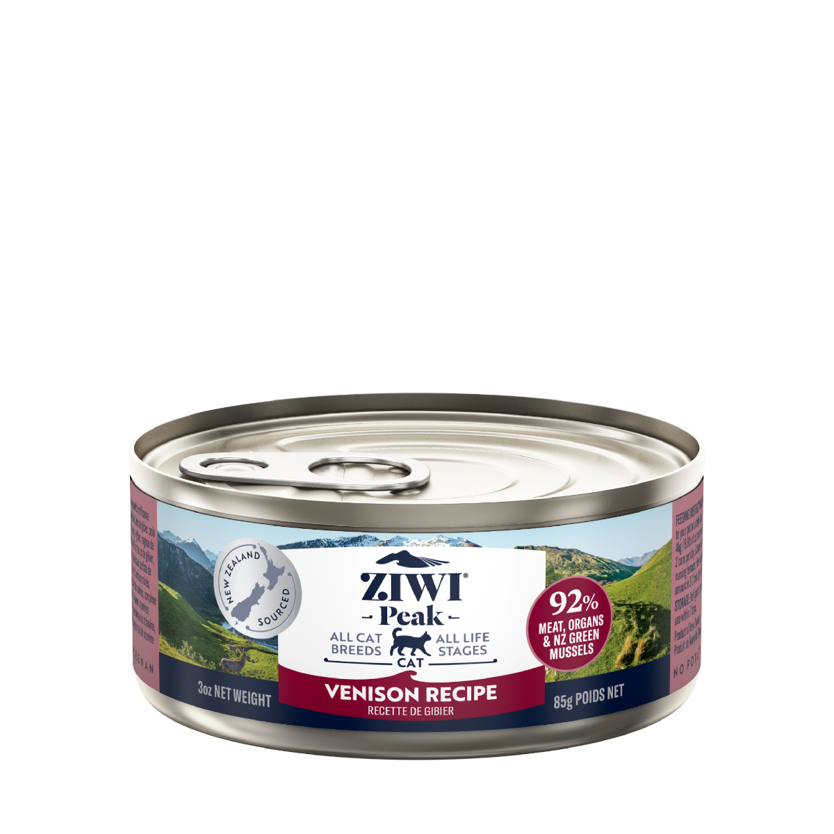 ZIWI Peak Venison Recipe Wet Cat Food - 185G