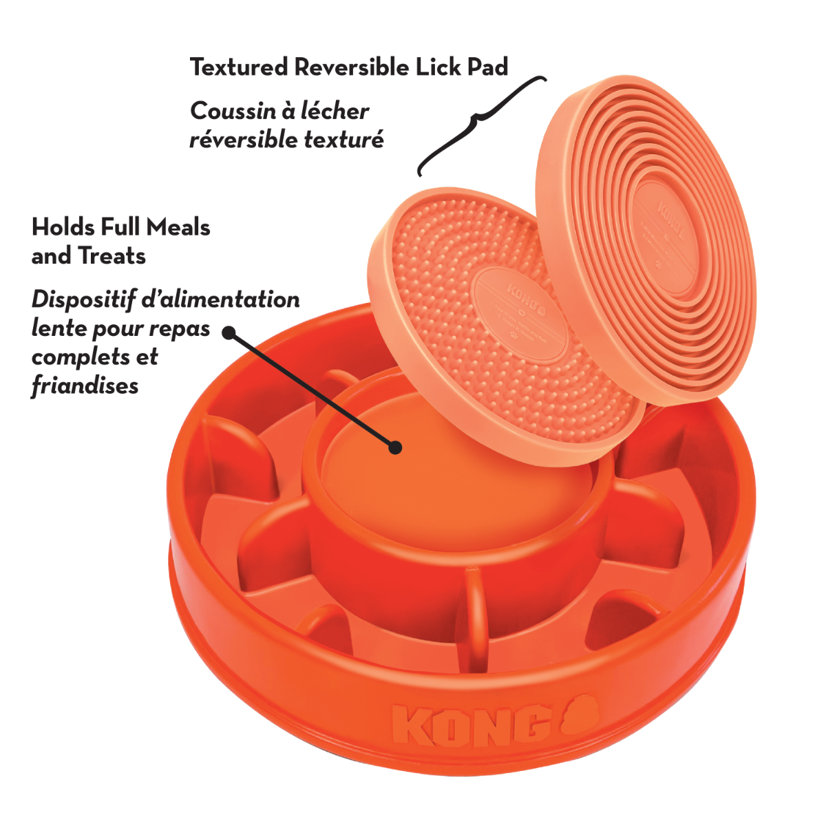 Kong Licks Mealtime Interactive Dog Feeder Large - Large