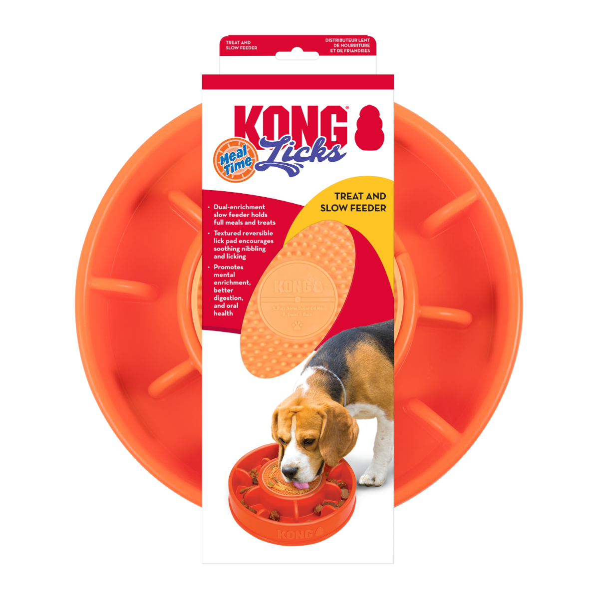 Kong Licks Mealtime Interactive Dog Feeder Large - Large