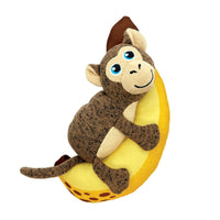 Thumbnail for Kong Pull-A-Partz Pals Monkey Squeaker Dog Toy - Medium