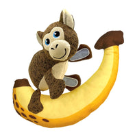 Thumbnail for Kong Pull-A-Partz Pals Monkey Squeaker Dog Toy - Medium