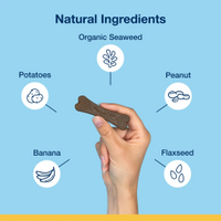 Thumbnail for ProDen PlaqueOff Mini Dental Care Bones - Peanut Butter & Banana 340 g