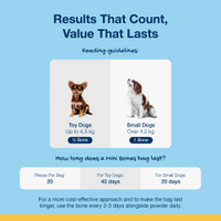 Thumbnail for ProDen PlaqueOff Mini Dental Care Bones - Peanut Butter & Banana 340 g