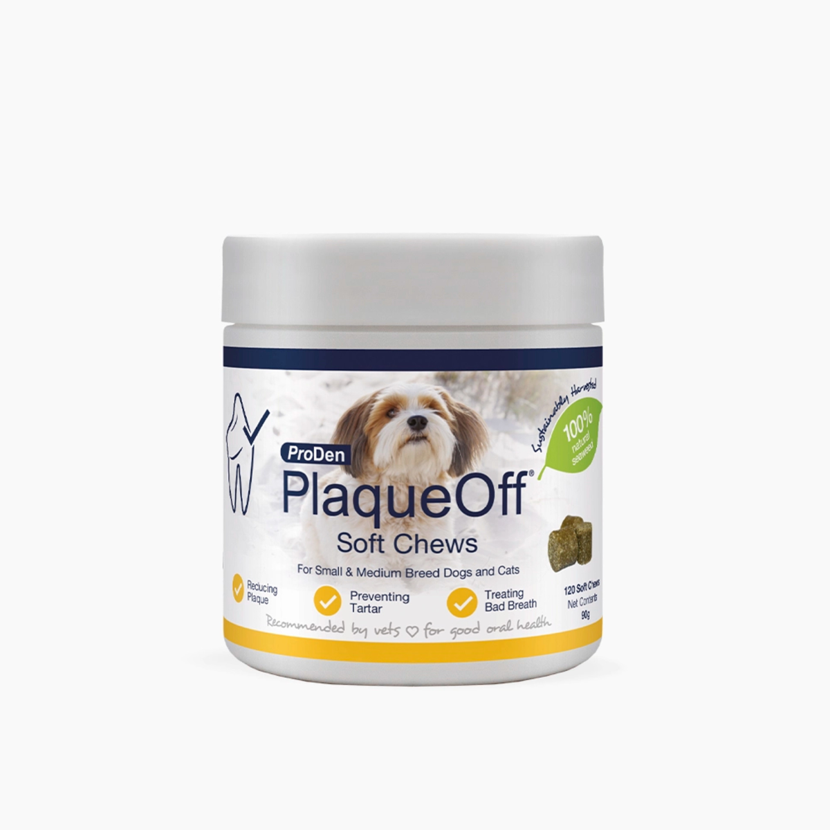 ProDen PlaqueOff Soft Chews for S/M Dogs - 120 chews, 90 g