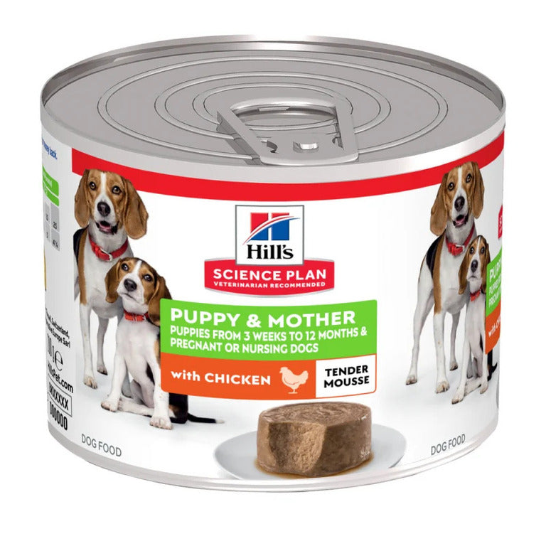 Hill’s Science Plan Puppy & Mother Mousse with Chicken (12x200g) (EXP: 11.25)