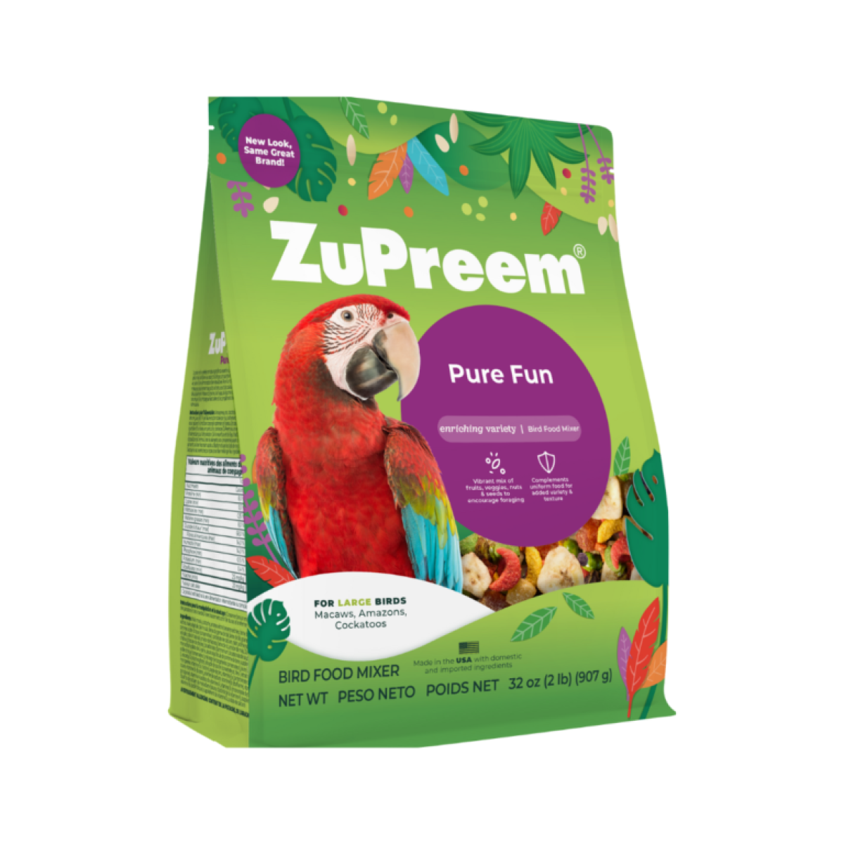 Pure Fun Large Parrots 2lb (0.91kg)