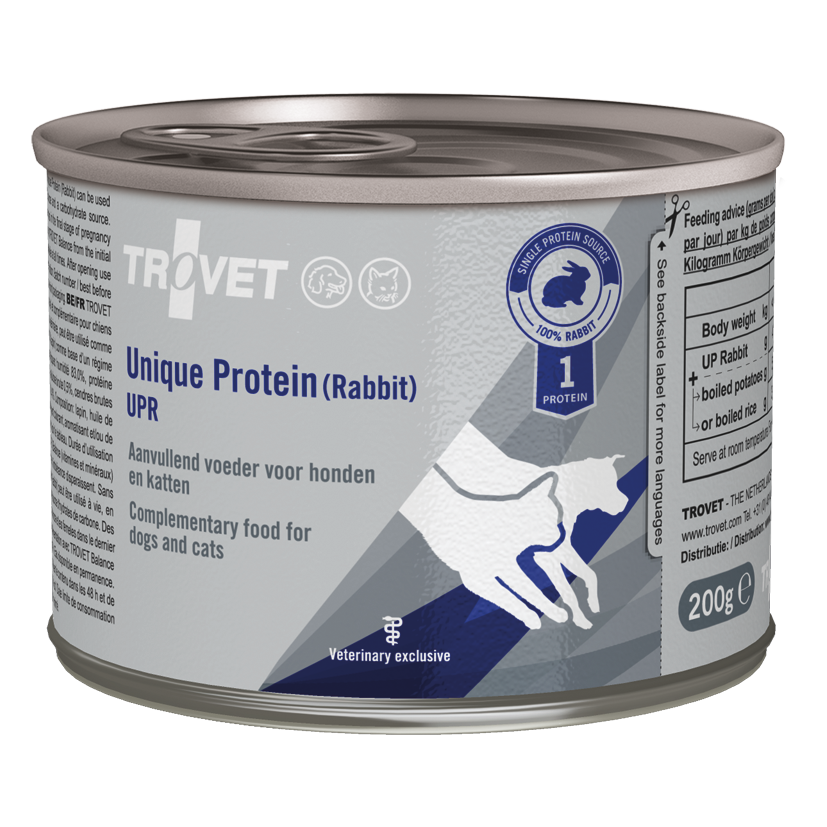 Trovet Unique Protein Rabbit Dog & Cat Wet Food Can 200g