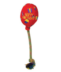 Thumbnail for Kong Occasions Birthday Balloon Dog Toy - RED LARGE