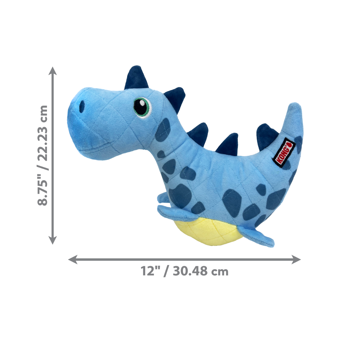 Kong Dynos Roars Dog Toy Blue - Blue M/L