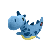 Thumbnail for Kong Dynos Roars Dog Toy Blue - Blue M/L