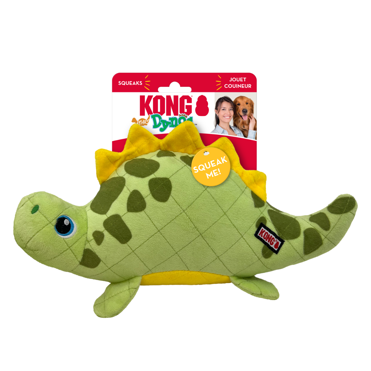 Kong Dynos Roars Dog Toy Green - Green M/L