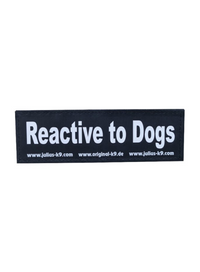 Thumbnail for REACTIVE TO DOGS PATCH - SMALL (CUSTOM-MADE FOR SV GROUP)