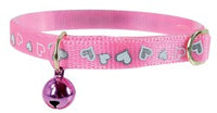 Thumbnail for Reflective Heart Collar Pink