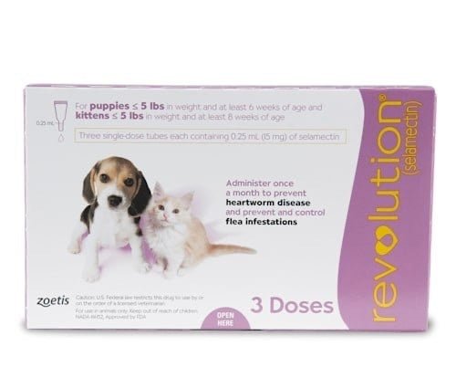 Revolution Topical Solution for Puppies and Kittens 3 Doses