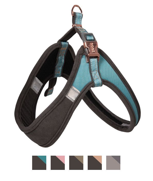 Rogz Urban Fast-Fit Adjustable Dog Harness - Turquoise MEDIUM