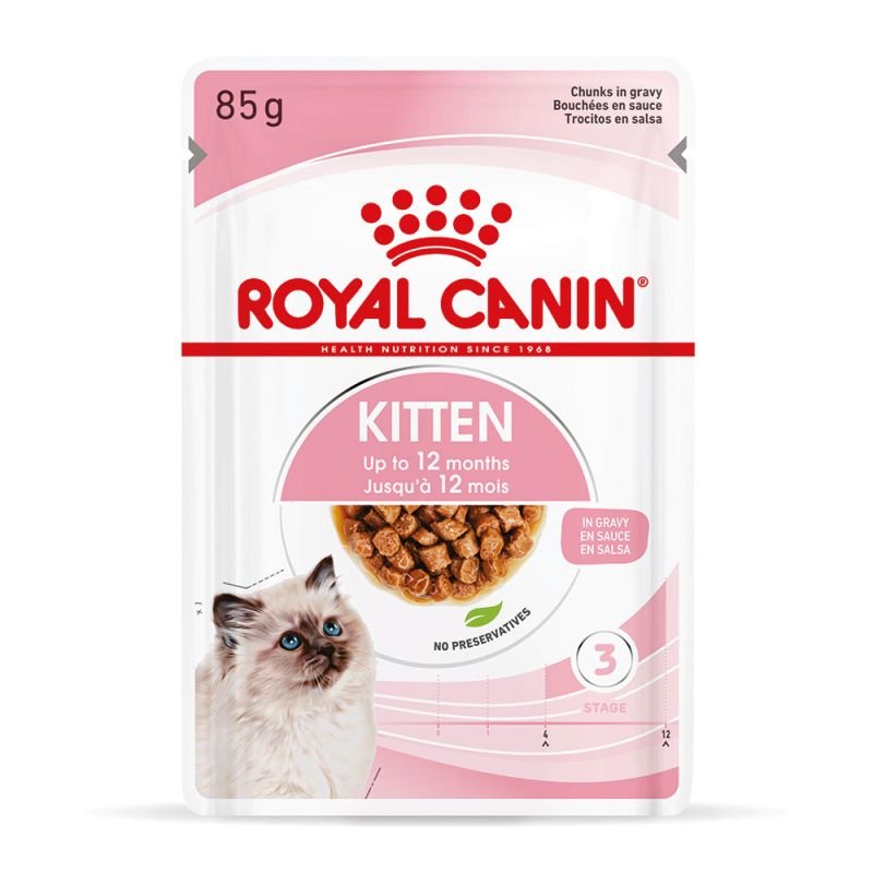 Feline Health Nutrition Kitten Gravy (WET FOOD - Pouches), 12 x 85g