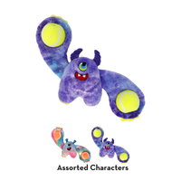 Thumbnail for Kong Woozles Monster Squeaker Plush Dog Toy - Medium