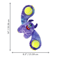 Thumbnail for Kong Woozles Monster Squeaker Plush Dog Toy - Medium