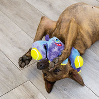 Thumbnail for Kong Woozles Monster Squeaker Plush Dog Toy - Medium