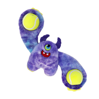 Thumbnail for Kong Woozles Monster Squeaker Plush Dog Toy - Medium