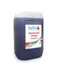 Safe4 Concentrated Disinfectant Cleaner, Lavender Scent, Enhanced Formula, 25 L