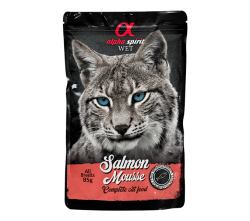 Salmon Mousse for Cats, 24 x 85 g Pouches